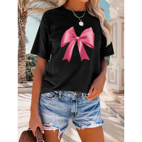 Camiseta gráfica, camiseta holgada de manga corta, 100% algodón, 230 g, informal y cómoda, estampado geométrico, tallas S-XXXL, lavable a máquina, para usar en todas las estaciones. - details 4