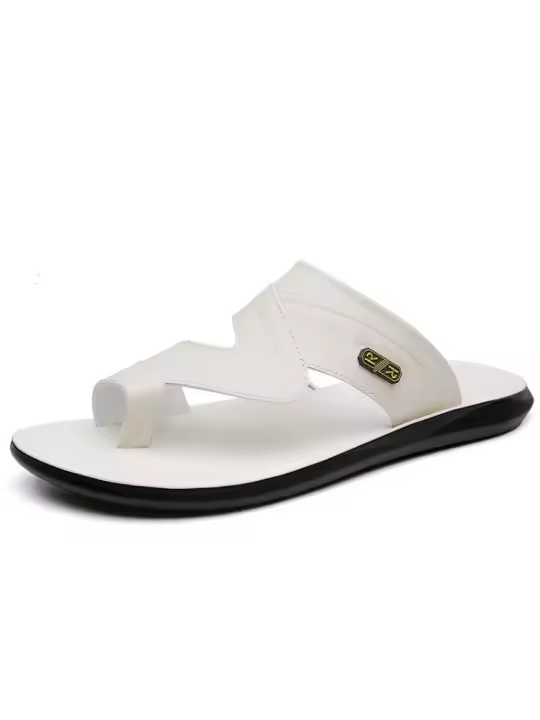 Nuevas Sandalias De Hombre De Cuero 2025 Resistentes Al Desgaste, Antideslizantes, Transpirables Ligeros Para La Playa - 1