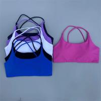 Sujetador deportivo para mujer, Bralette Sexy con tirantes cruzados en la espalda, Bralette de alto impacto para gimnasio, Yoga, entrenamiento, Top corto, chaleco, ropa interior push-up para correr - details 4