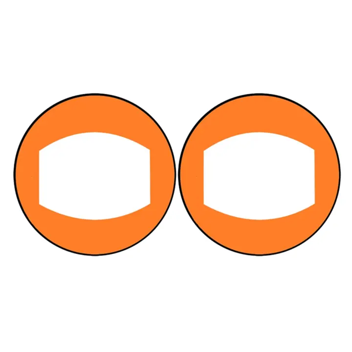 Vela de Kayak naranja en forma de tabla de remo de Pvc - 1
