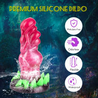 Juguetes sexuales, silicona líquida base luminosa monstruo consolador músculo femenino masturbador suave anal plug juguetes sexuales grandes - details 3