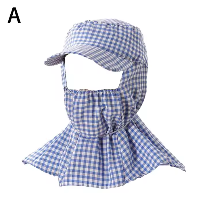 Gorra de Protección Solar de Granja Máscara de Viento y Polvo para Ciclismo de Verano - 1
