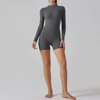 Mono Deportivo Con Cuello Levantado Y Cremallera Frontal Para Mujer - details 15