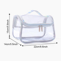 Bolsa de Almacenamiento de Accesorios de Maquillaje de Gran Capacidad Malla Visual para Mujeres - details 7