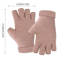 Guantes de medio dedo para montar en invierno, guante térmico para clima frío, regalo para esposa, novia, madre - details 2