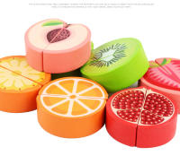 Juguete de Madera de Fruta Cortada Tablero 3-en-1 para Aprendizaje Inicial - details 6