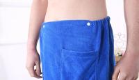 Toalla De baño con bolsillo para hombre, Toalla mágica De microfibra suave para natación, Sauna, 70x140cm - details 6