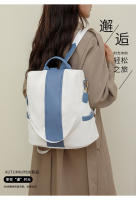 Mochila de cuero para mujer, bolso de hombro pequeño, mochila simple de moda, mochila antirrobo para mujer - details 3