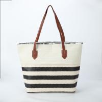 Bolsa de playa a rayas 2024, bolso de hombro para las axilas, bolso de lona informal de gran capacidad. - details 38