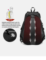 MJMOTO Bolsa de Moto Clásica de Gran Capacidad Multifuncional, Impermeable, Reflectante, Transpirable, Ligera, Antideslizante Ideal para Motocross, Ciclismo, Patinaje, Scooter, Escalada, Deportes al Aire Libre - details 23