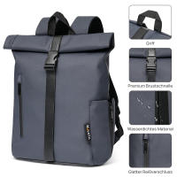 Moquera de Viaje Ligera para Hombres y Mujeres de 21-25L con Cremalleras Antirrobo, Bolso Escolar Universitario con Múltiples Compartimentos, Mochila Duradera de Capa Suave para Deportes al Aire Libre, Trabajo - Diseño Elegante Minimalista en 6 Colores - details 8