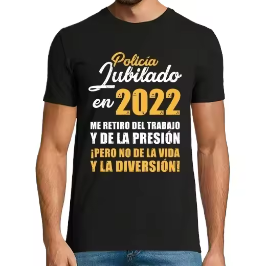 Policía Jubilado en 2022 Camisetas regalo jubilación - 1