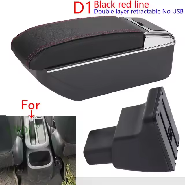 Caja de almacenamiento central para Reposabrazos de coche, accesorios de decoración de interfaz, pieza de reacondicionamiento Interior, para Hyundai I10 - 1