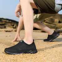 Flyknit-zapatillas de correr para mujer, calzado deportivo ligero, transpirable, suave, color negro - details 8