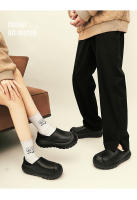 Zapatos de algodón con plataforma para hombre y mujer, zuecos cálidos de invierno para jardín, zapatillas impermeables para interiores y exteriores, informales, Unisex - details 14