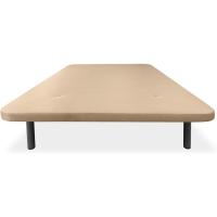 Gran Estabilidad, con Barras de Refuerzo y 6 Patas metálicas roscadas de 27cm, 105x190, Beige - details 1