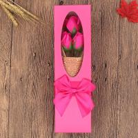 Bonito ramo de rosas romántico, regalo hecho a mano, caja de regalo de flores para Festival, elegante ramo de lazo, decoración de aniversario - details 6