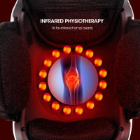 Masajeador de rodilla con calefacción para el dolor de articulaciones, almohadillas de terapia infrarroja, fisioterapia láser para artritis, pierna, codo, vibración de presión de aire - details 11