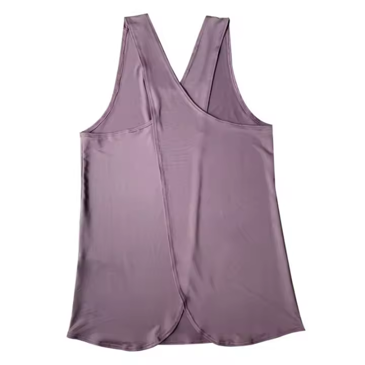 Camiseta deportiva de yoga para mujer, camiseta Fiess de costura rápida, oficina - 1