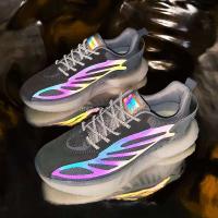 Nuevo 2025 Zapatillas de malla de alta calidad Modal, zapatos fluorescentes de marca para correr, Zapatillas deportivas de baile para hombre, baratas - details 10