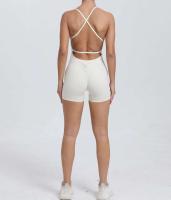 Conjunto de entrenamiento de ejercicio para mujer, traje de yoga, ropa deportiva, mono de gimnasio, rojo, verano, 2024 - details 9