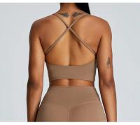 Traje de Yoga cómodo y Sensual para mujer, ropa deportiva transpirable de secado rápido para correr al aire libre, ciclismo y Fitness - details 16