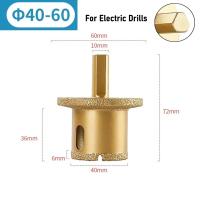 1 Abridor De Agujeros, Broca Para Amoladora, Broca Para Agujeros De Diamante Soldado, Brocas De Sierra Para Azulejos De Mármol, Abridor De Agujeros Para Lavabo, Taladro De Diamante - details 1