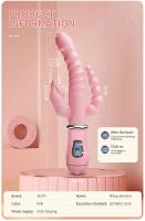 Consolador 3 en 1 conejo impermeable USB magnético recargable Anal clítoris vibrador juguetes para mujeres parejas Sex Shop - details 11