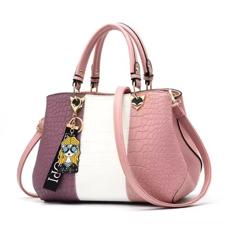 Bolso de Hombro de Lujo Leten con Patrón de Cocodrilo Bolso de Viaje de Cuero PU de Alta Gama con Gran Capacidad - 1
