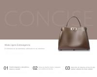 Bolso de Cuero Auténtico Para Mujer, Negro, Caramelo, albaricoque, Azul, Turquesa, Burdeos Blanco - details 1