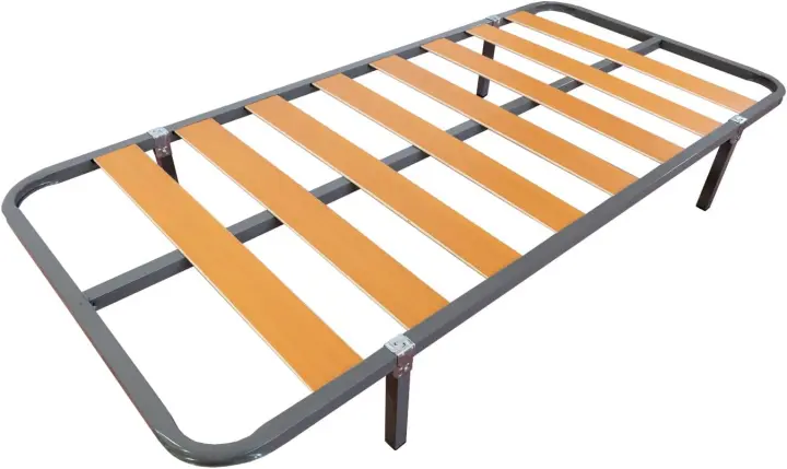 Eco para Cama 135x 190 cm |   Somier con 4 Patas |   Láminas Madera de Chopo de 9 cm y Estructura de Tubos de Acero |   Útil para Camas Nido o Camas Individuales - 1