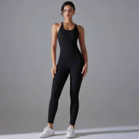 Hamidou-body de Yoga elástico, ropa de gimnasio, ropa deportiva de realce, mono de entrenamiento sin espalda, conjunto de Yoga de alta elasticidad para gimnasio - details 17