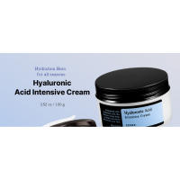 Crema hidratante de ácido hialurónico COSRX, hidratación duradera, crema hidratante rica para pieles sensibles 3,52 oz/100 g, piel coreana - details 1
