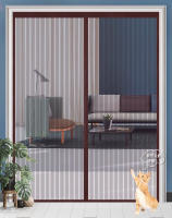 Mosquitera magnética para puerta, cortina de tamaño personalizado, pantalla de puerta, se apagan automáticamente, malla invisible - details 12