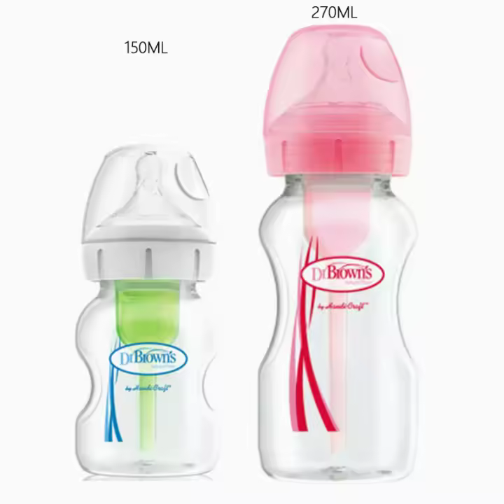 Botella de Bebé Recién Nacido Dr. Brown Combinación de 150ML + 270ML Ancho Amplio - 1