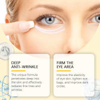 Crema para ojos antiarrugas que elimina las ojeras, reafirmante, alivia las bolsas, hidrata, ilumina, crema para ojos temporaria - details 4