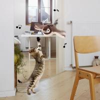 Juguete de Gato Interactivo Pájaro Volador Recargable Se Activada con Toca de Catnip - details 3