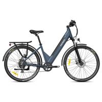 FAFREES F28 Pro Bicicleta Eléctrica,Neumático de 27,5*1,75 pulgadas,Motor de 250W,Batería de 36V 14.5Ah,SHIMANO de 7 Velocidades,Frenos de Disco Mecánicos,Luces LED Delanteras y Traseras,Portaequipajes Trasero HD,Azul - details 1
