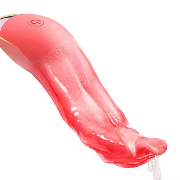 Vibrador Dildo Lengua Estimulador de Clítoris para Hombres y Mujeres Herramienta de Autoestimulación de Punto G para Sanación Sensual - 1