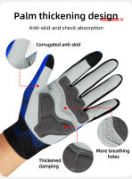 Giyo-Guantes Térmicos de ciclismo para hombre y mujer, manoplas largas con pantalla táctil, antideslizantes, para otoño e invierno, 5-20 ℃ - details 4