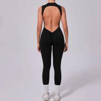 Conjunto de gimnasio de una pieza, ropa de yoga, traje deportivo, pellets Fiess, trajes de entrenamiento elásticos para mujer - details 24