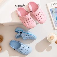 Bebealy, nuevas sandalias deslizantes para mujer, sandalias de playa transpirables para exteriores, Sandalias planas de EVA para mujer, zapatillas informales antideslizantes con agujeros suaves - details 3