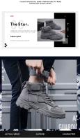 Botas tácticas militares de combate para hombre, zapatos de senderismo al aire libre, antideslizantes, ligeros, botines para el desierto, Invierno - details 3