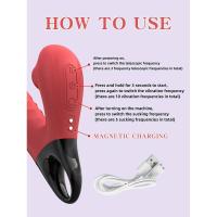 Leten-vibrador de succión de punto G 2 en 1, 15 modos, estimulador de vacío de clítoris, masajeador de pezones y vagina, juguetes eróticos, Sex shop18 para adultos - details 7