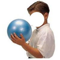 Bola de Yoga Extra gruesa, Bola de entrenamiento antiexplosión, pequeña, ejercicio para el embarazo, equilibrio de Fitness, entrenamiento en casa - details 7
