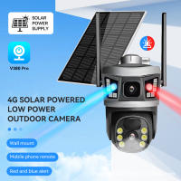 Camara de vigilancia exterior solar 4G doméstico  HD Visión nocturna inalámbrico WiFi inteligente remoto alarma vigilancia - details 8