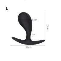 Tapón Anal de silicona con forma de gota de agua doblada, masturbación, coqueteo, patio trasero, Juguetes sexuales para adultos - details 4