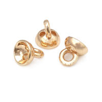 30 Uds., 4MM, 6MM, 18K, Color dorado, latón, cuerda de cuero, alambre, tapas de borlas, collar, accesorios de joyería Diy, sitio web oficial Rosediy - details 6