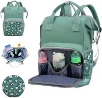 Nueva moda impresa mamá multifuncional mochila de separación en seco y húmedo bolso grande saliente para madre e hijo - details 2