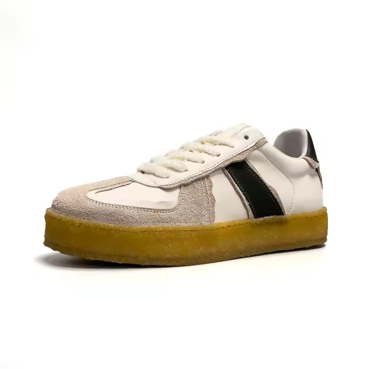 Zapatos de hombre versátiles de alta gama, zapatos casuales, zapatos de cuero genuino estilo retro. - 1